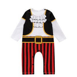 Baby Boys' Pirate Costume Bodysuit(Pirate, 12-18 Months)