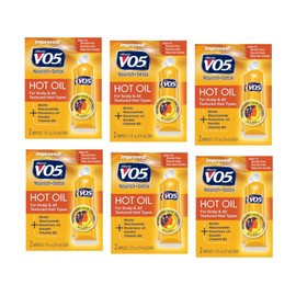 Vo5 Hot Oil Therapy Treatment 2 Count 0.5 Ounce (14ml) (6 Pack)