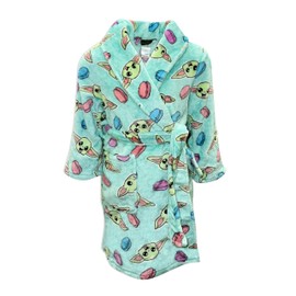 American Hero Girls' Robes - Kids Characters, Plush Soft Coral Fleece Hooded Bathrobe (8)