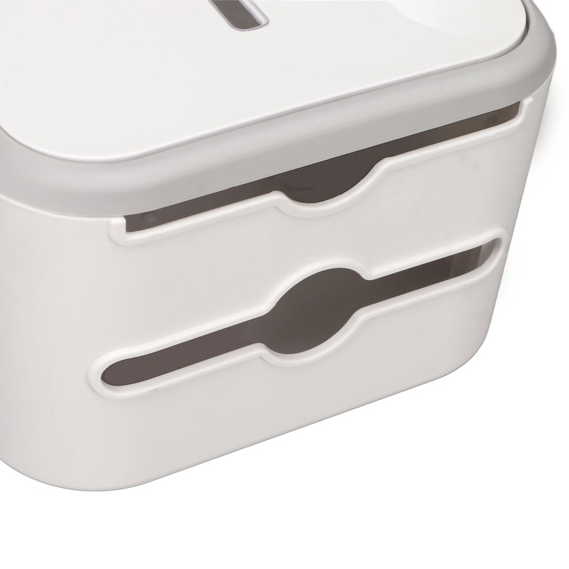 Paper Holder Box Wall Mounted Punching Free Waterproof Paper Towel