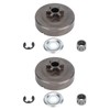 2 Set Clutch Drum Sprocket Kit Fit for STIHL 017