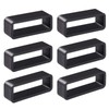 BISONSTRAP Watch Bands Keepers, 6PCS Silicone Watch Straps Replacement Loops,