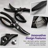 Heavy Duty Kitchen Shears-Meat Cutting Scissors with Titanium Coated