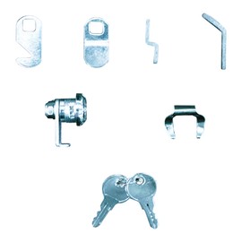 SOLAR GROUP LOCKST08 Grey Metal Mail Box