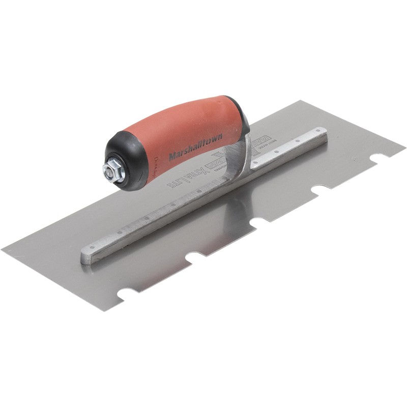 Marshalltown 5776SSD 12 x 4 1/2 SS Notched Trowel with