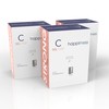 happimess HPM3000C-WHITE 13.2 Gallon Kitchen Drawstring Trash Bags, Trash Can