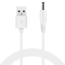 AZJCKEW 5FT USB Charger Cable Compatible with Bitvae Electric Toothbrush D2 S2 R2 R1 and C2 C5 C6 Water Flosser, Charging Cord for USB Power, White Replacement Charger Line, Travel-Friendly Design