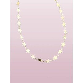 Star Chain Choker Sarah Cameron Necklace Obx Jewelry (Gold Plated)