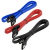 deleyCON 3 x 50 cm SATA 3 Nylon Cable Set