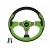 Huskey Lime Green Premium Golf Cart Steering Wheel w/ Adapter