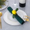 Simulation Lemon Napkin Ring Napkin Ring Holder Furniture Restaurant Table