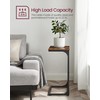 VASAGLE C-Shaped End Table, Side Table for Sofa, Couch Table