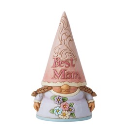 Enesco Jim Shore Heartwood Creek Best Mom Gnome Figurine, 4.9 Inch, Multicolor