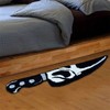 Skull Knife Carpet Horror Scary Scream Bedside Rug Wear Resistant