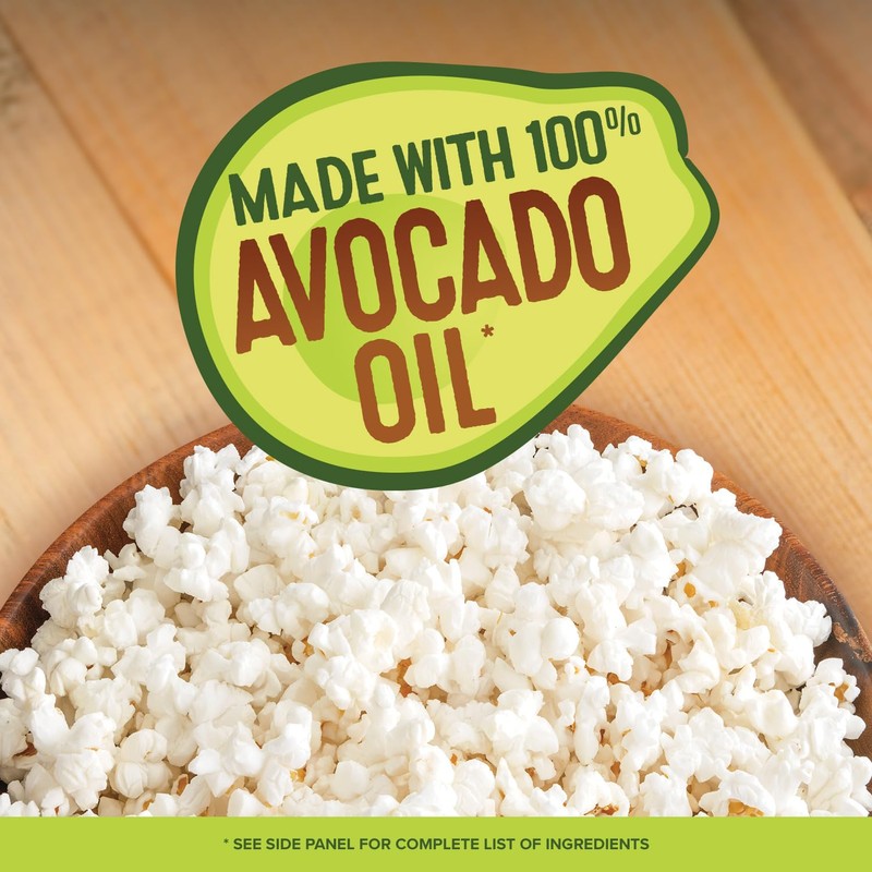 Orville Redenbacher's Microwave Popcorn with Avocado Oil, Sea Salt Flavor,