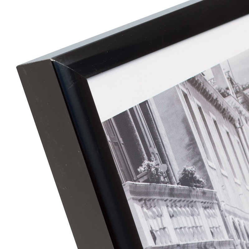 Inspire By Hampton ALUMINIUM A4 (21x30cm) Black Poster Certificate Frame