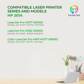 TCT Premium Compatible Toner Cartridge Replacement for HP 201A CF402A Yellow Works with HP Color Laserjet M277DW M277N M252DW M252N Printers (1,400 Pages)