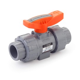 HYDROSEAL Kaplan 3/4” CPVC True Union Ball Valve Socket with Full Port, ASTM F1970, EPDM O-Rings and Reversible PTFE Seats (3/4'')