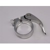 Aluminium bicycle seat clamp complete with quick release saddle clamp