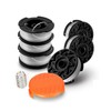 esmusssein Strimmer Spool for Black and Decker, 6 Pieces Strimmer