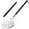 HaSteeL Pizza Peel, 9-Inch Pizza Turning Peel, Pizza Turner for