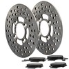 NICHE Front Brake Rotor Pad Kit Semi Metallic for Can-Am
