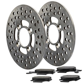 NICHE Front Brake Rotor Pad Kit Semi Metallic for Can-Am DS650 705600398 705600014 705600349 705600042 ATV