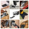 MaxAwe 155 PCS Multitool Bla-des, Titanium Oscillating Saw Bla-des Set