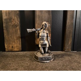 Capcom Resident Evil Jill Valentine Silver Statue 6inches Tall