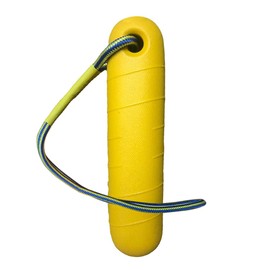 XFSRG Durable Rubber Floating Dog Chew Toy for All Sizes Dogs Occupancy Toy Anti Stress Dental Puppy and Adult (Yellow)