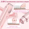 Rasuradora Mujer 2 En 1,Afeitadora Electrica Mujer,Depiladora Mujer,Usb Recargable,Portátil Resistente