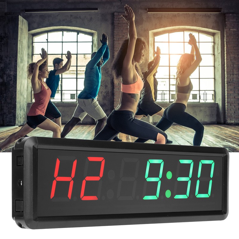 1.8in LED Digital Timer with Remote Control Countdown Interval Clock
