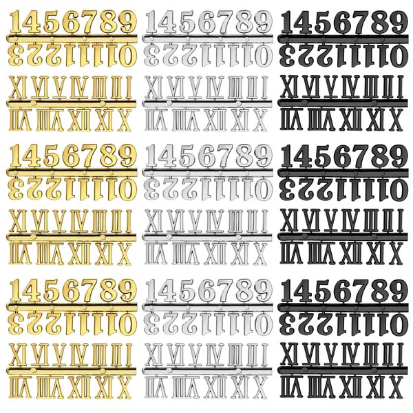 EEEKit 18 Pieces DIY Clock Number, Wall Clock Clock Hands