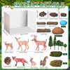 Simgoing Forest Diorama Kit Project Supplies Include Woodland Animals Figures
