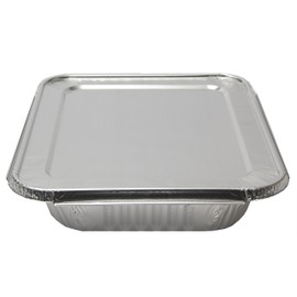 eHomeA2Z Aluminum Foil Pans With Lids Half Size (10 Pack)10 Lids and 10 Pans 9" x 13" Prepping, Roasting, Food, Storing, Heating, Cooking, Chafers, Catering, Buffet Supplies