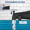 All Metal Tub Spout with Diverter Matte Black, Fits Threaded