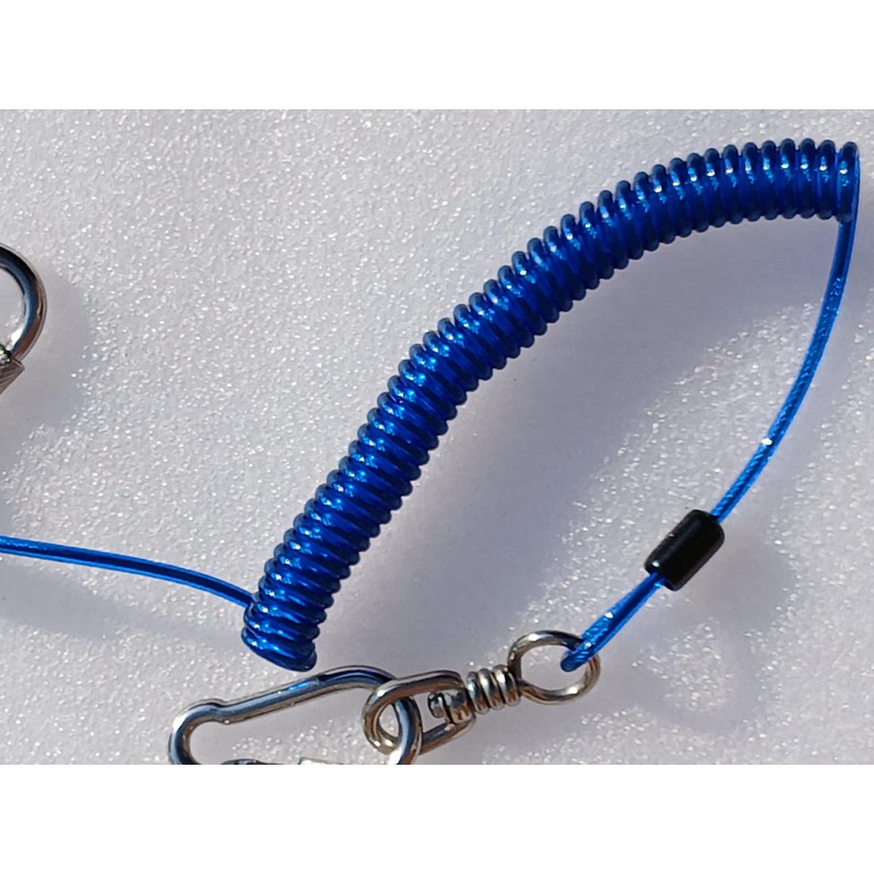 BBI Tethered Tools Safety Lanyard Coil Spring Wire Tool Lanyard