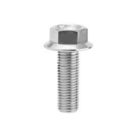 Wanyifa M10 x 30 35 40 45 55 60 65 70 75 80 100mm 1.25 Pitch Titanium Ti Flange Hex Bolt (M10x20mm)