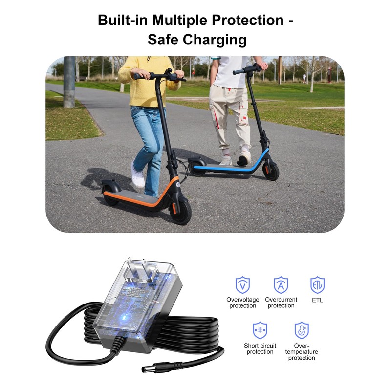 VHBW 25.2V for Ninebot Scooter Charger Compatible with Segway Ninebot