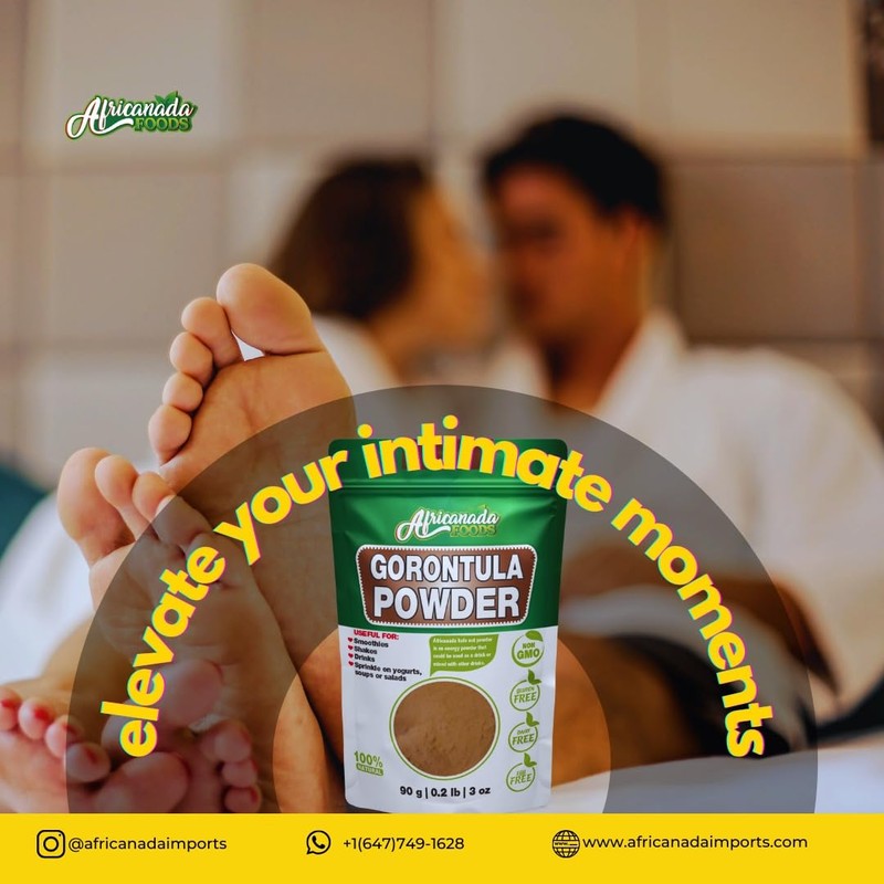 Africanada Foods Gorontula Powder | Snack, Mixes, Drinks Smoothies, Yogurt,