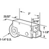Prime-Line D 1842 Single 1-1/4 In. Steel Roller Assembly, Acorn