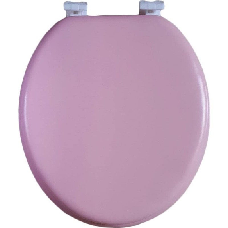 J&V Textiles Soft Round Toilet Seat With Easy Clean &