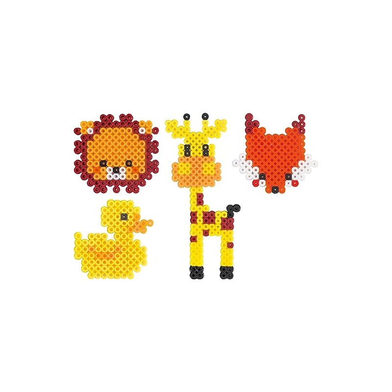 3000 Iron On Beads Set Yellow/Red