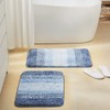 TECHMILLY Bath Mat, Ultra Thick, Washable, Fluffy, Bath Mat, Anti-Slip,