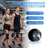 Knee Support Men/Women with Patella Gel Pads & Side Stabilisers,
