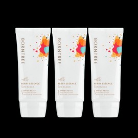 Bontree Sun Cream Berry Essence Sun Block SPF50+ 50ml 3pcs / 본트리 선크림 베리 에센스 선블럭 SPF50+ 50ml 3개