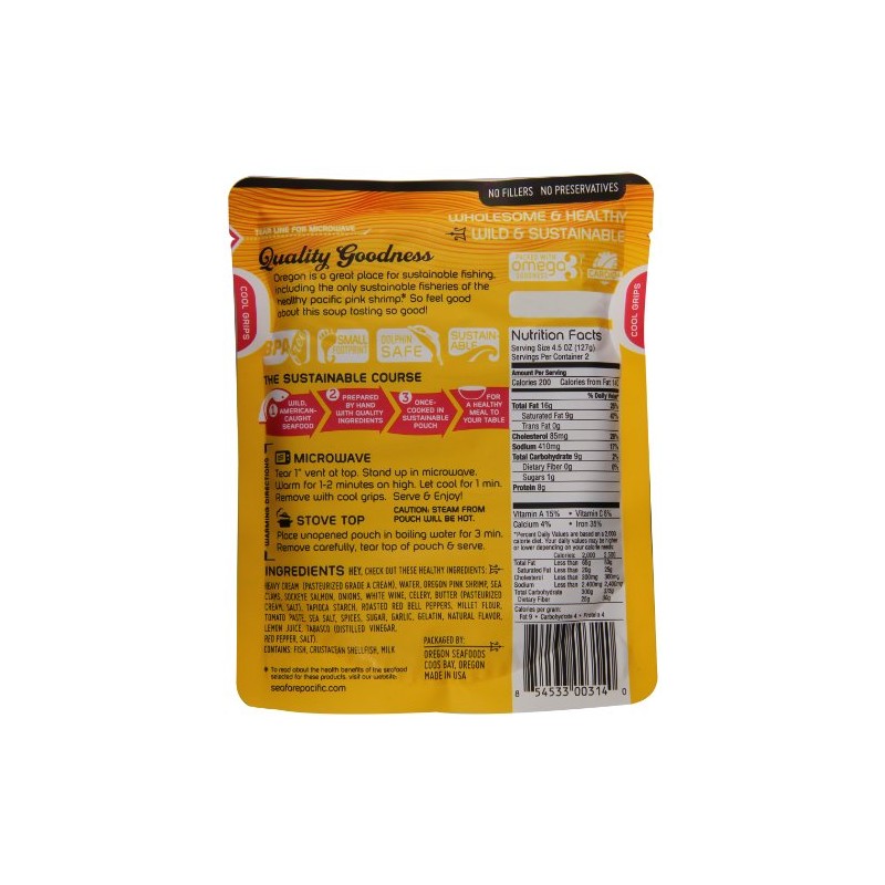 Sea Fare Pacific Seafood Bisque, 9 Ounce (Pack of 8)