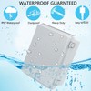 Waterproof Junction Box, ABS Plastic Electrical Box with Stainless Steel