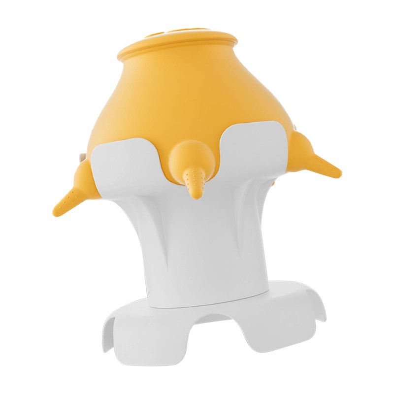 Pet Milk Feeder 4 Soft Silicone Nipples Raised Base Puppy