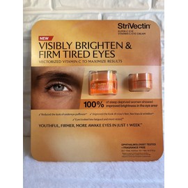 StriVectin NEW StriVectin Super-C Eye Vitamin C Eye Cream 0.5 Fl Oz & 0.17 Fl Oz SEALED